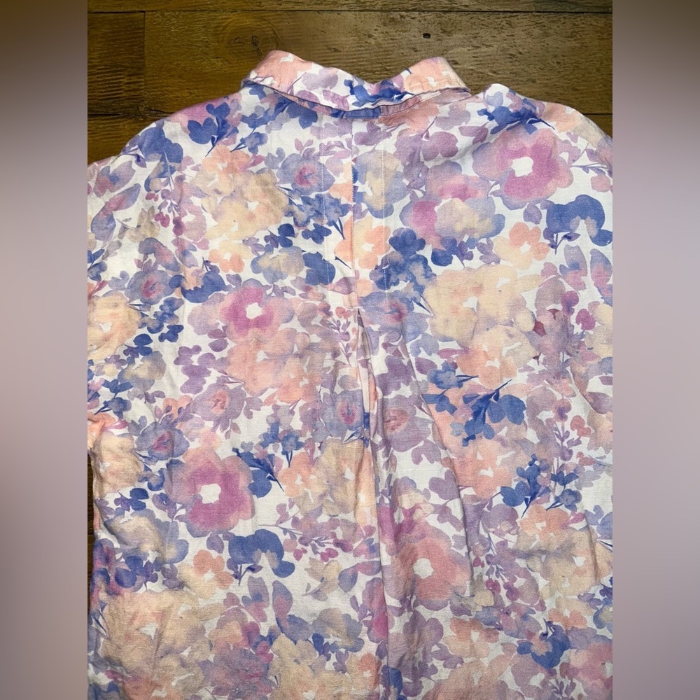 CLOTH & STONE Surf Shirt in blue and pink shades - Picture 8 of 12